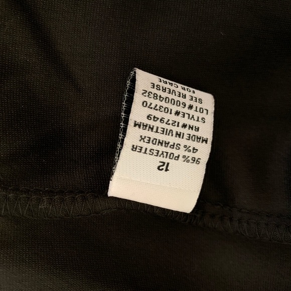 Emma & Michele Jumpsuit leg slits 12 black - Picture 8 of 8